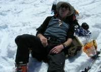 An exhausted me on col de Valpelline; Enlarge
